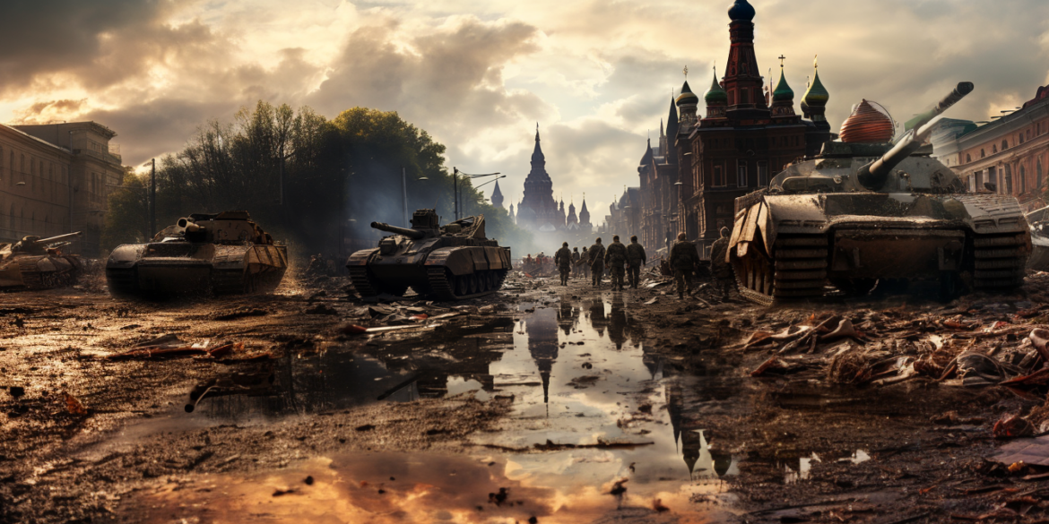 The Ghost of Civil War Looms Over Russia: An AI-Rendered Glimpse into a Fractured Future
